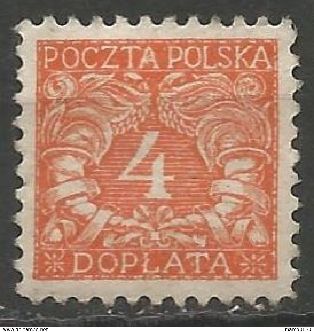 POLOGNE / TAXE N° 14 OBLITERE - Postage Due