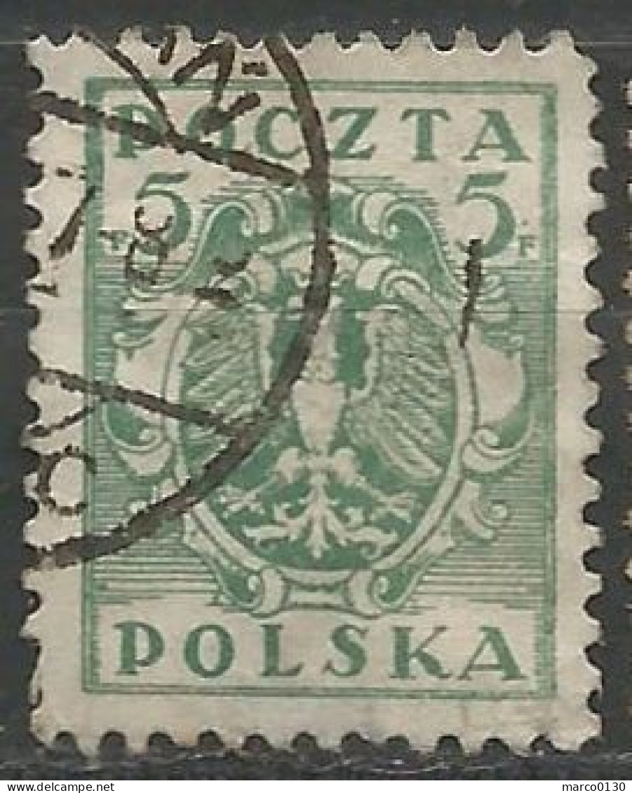 POLOGNE N° 160 OBLITERE - Oblitérés