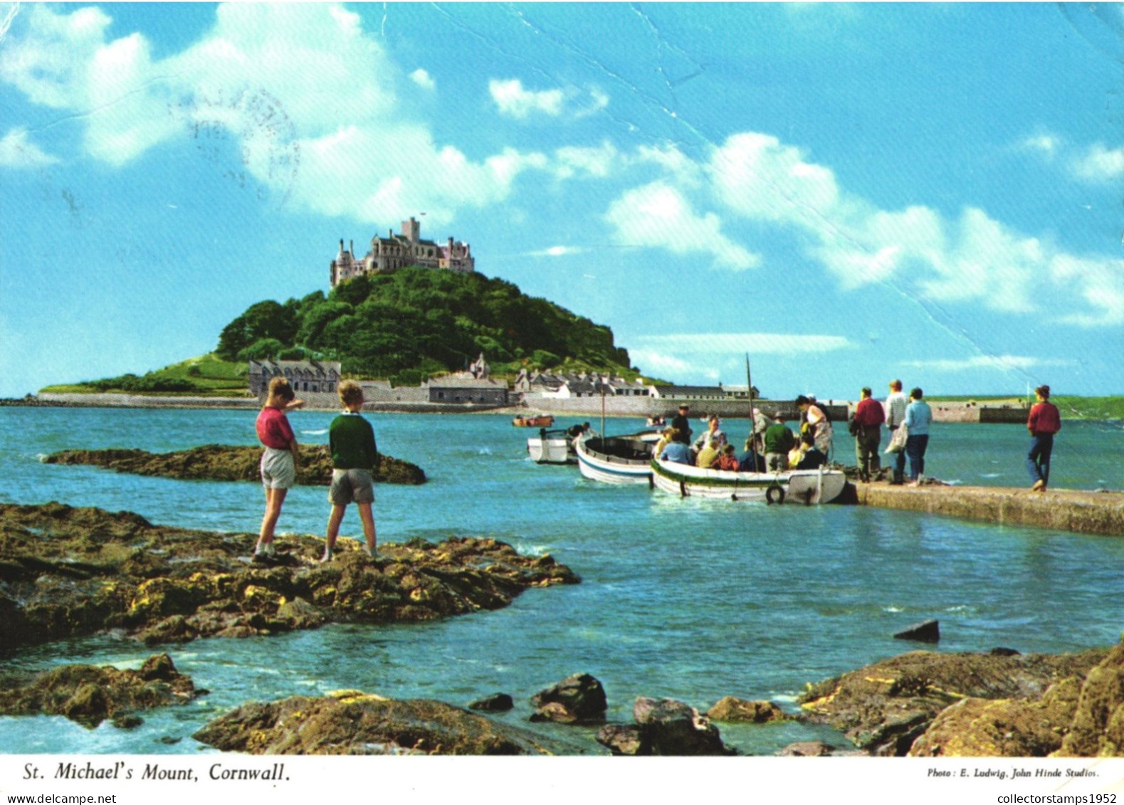 ST. MICHAEL'S MOUNT, BEACH, COAST, BOATS, UNITED KINGDOM - St Michael's Mount