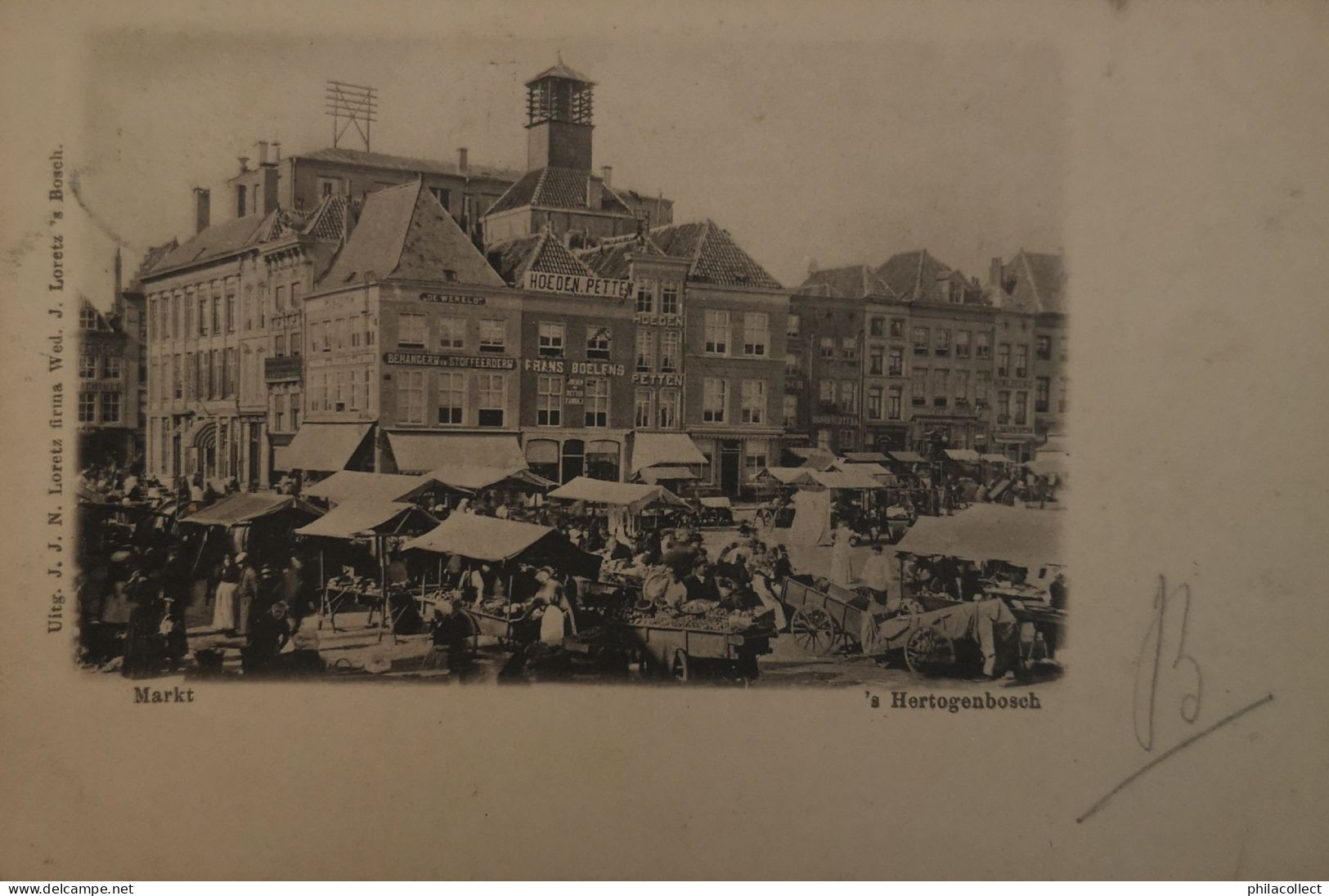 Den Bosch ('s Hertogenbosch) Markt 1902 - 's-Hertogenbosch