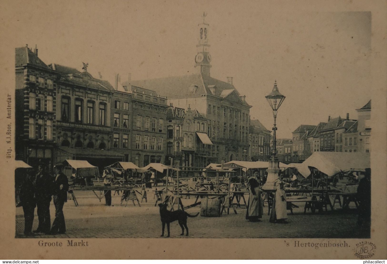 Den Bosch ('s Hertogenbosch) Groote Markt Ca 1900 - 's-Hertogenbosch