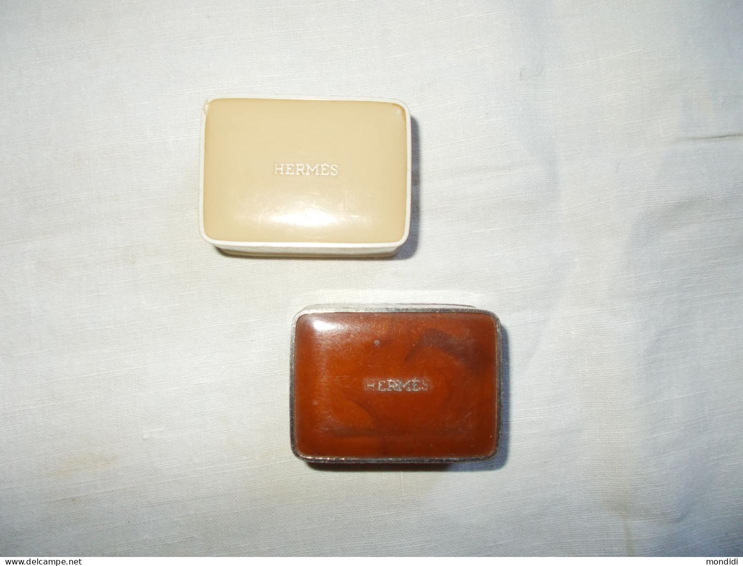 Lot 2 Boites Savon Hermès Calèche Et équipage Vintage Parfum Luxe - Kosmetika