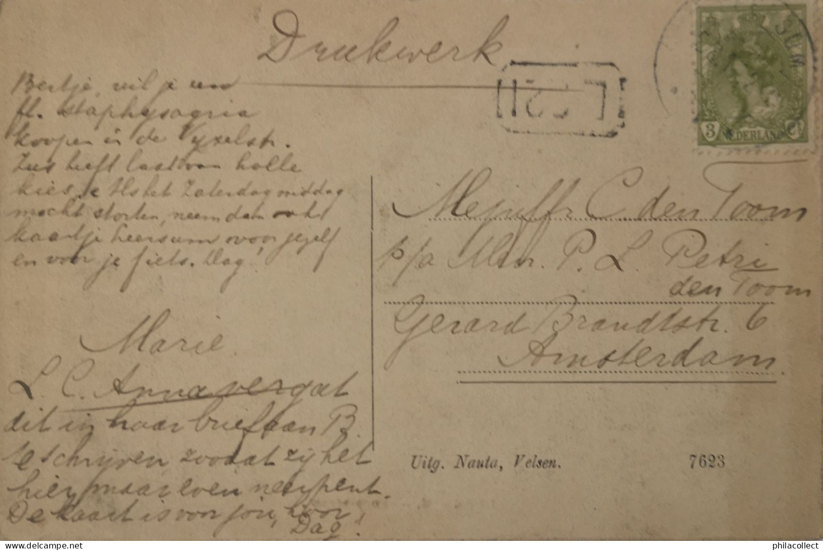 Leersum (Utr) Dorpsstraat 191? Nauta - Andere & Zonder Classificatie