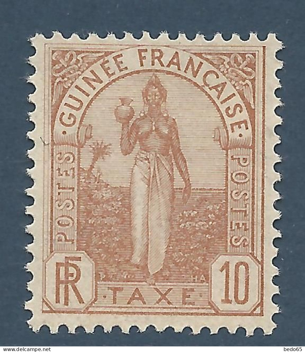 GUINEE Taxe N° 2 NEUF*  CHARNIERE  / Hinge / MH - Other & Unclassified