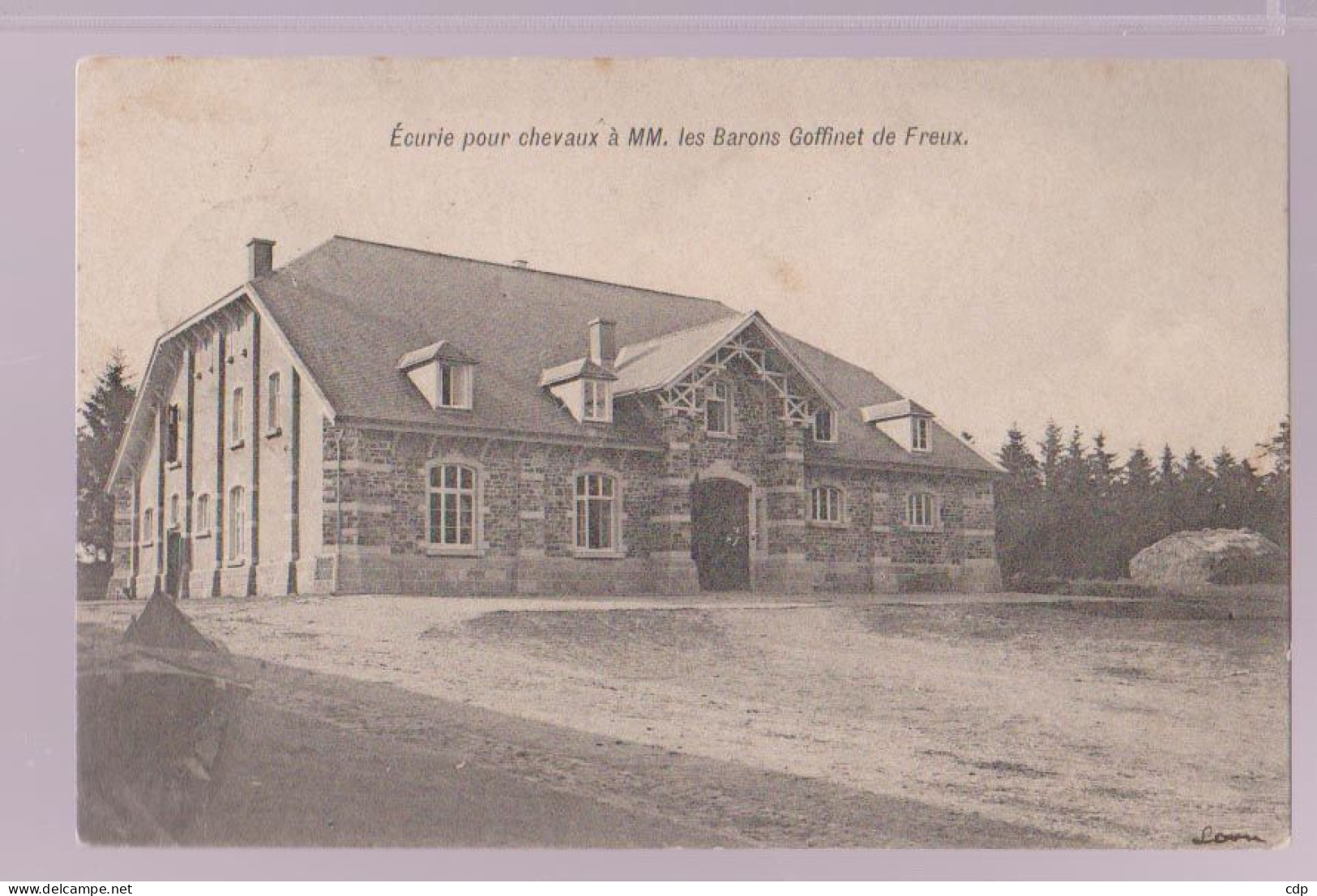 Cpa Freux   1900   écurie - Libramont-Chevigny