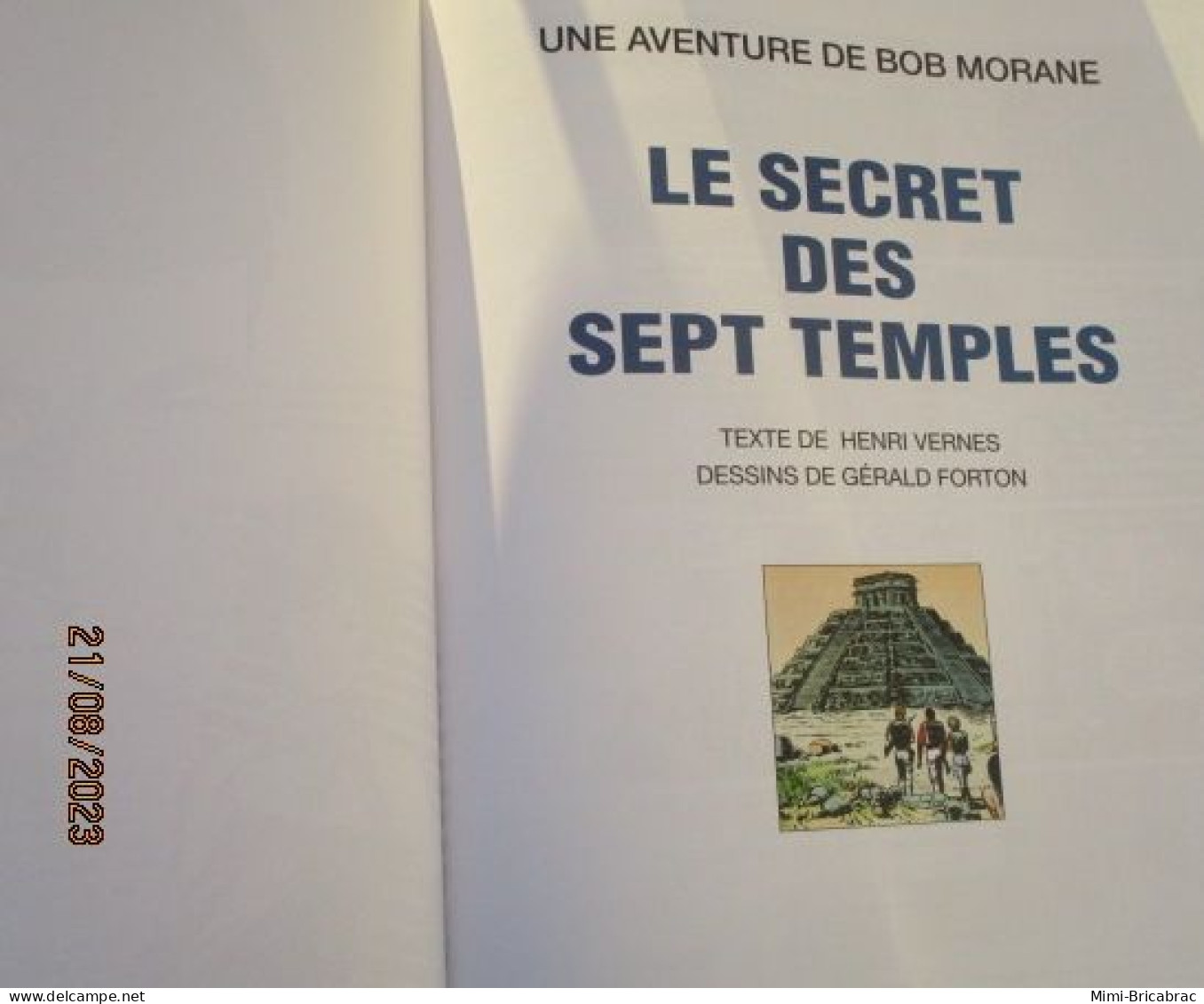 PDF2018 INTEGRALE BOB MORANE ALTAYA N°4 SECRET DES 7 TEMPLES VERNES FORTON Exc. état  édition De 2013/14 Valait 7,99€ - Bob Morane