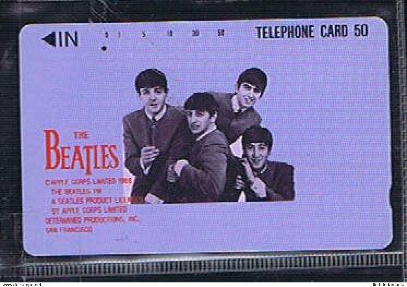 Télécartes Carte Telephonique Phonecard Japon Japan  Telecarte Theme Vedette  The Beatles - Personnages