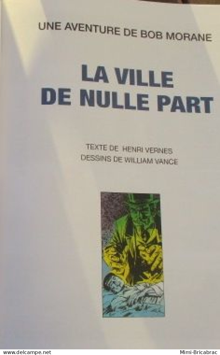 AEROJ20 INTEGRALE BOB MORANE ALTAYA N°11 LA VILLE DE NULLE PART VERNES VANCE Exc. état  édition De 2013/14 Valait 7,99€ - Bob Morane