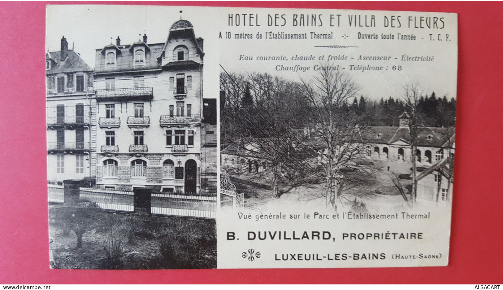 Luxeuil Les Bains , Hotel Des Bains Et Villa Des Fleurs - Luxeuil Les Bains