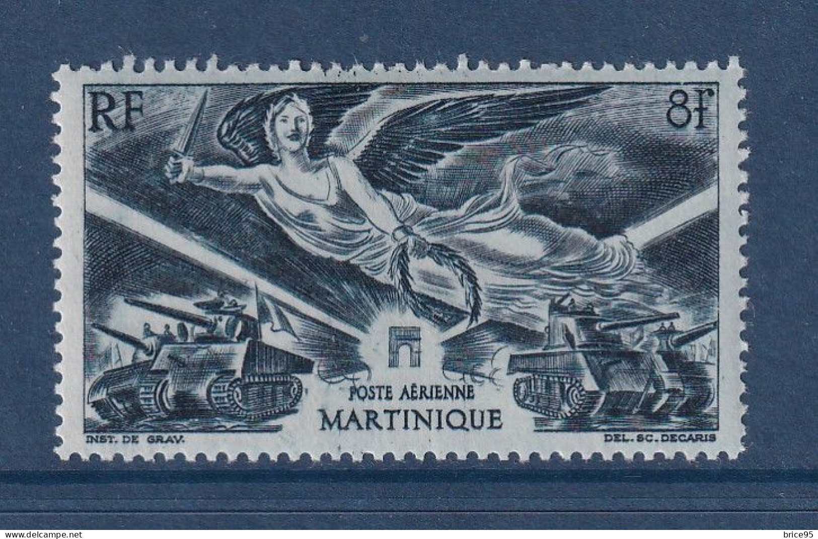 Martinique - YT PA N° 6 * - Neuf Avec Charnière - Poste Aérienne - 1946 - Poste Aérienne