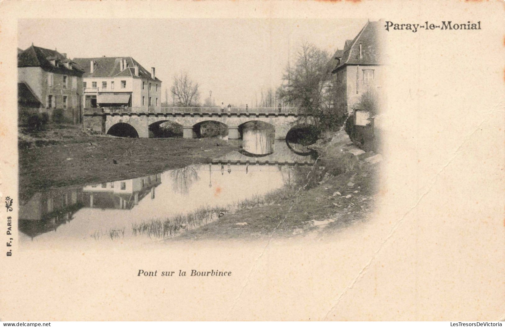 FRANCE - Paray Le Monial - Pont Sur La Bourbince - Carte Postale Ancienne - Paray Le Monial