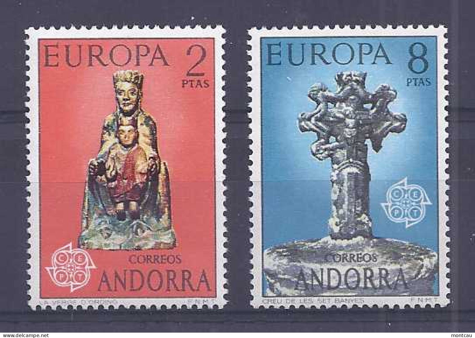 Andorra - 1974, Europa Ed 89-90 (**) - 1974