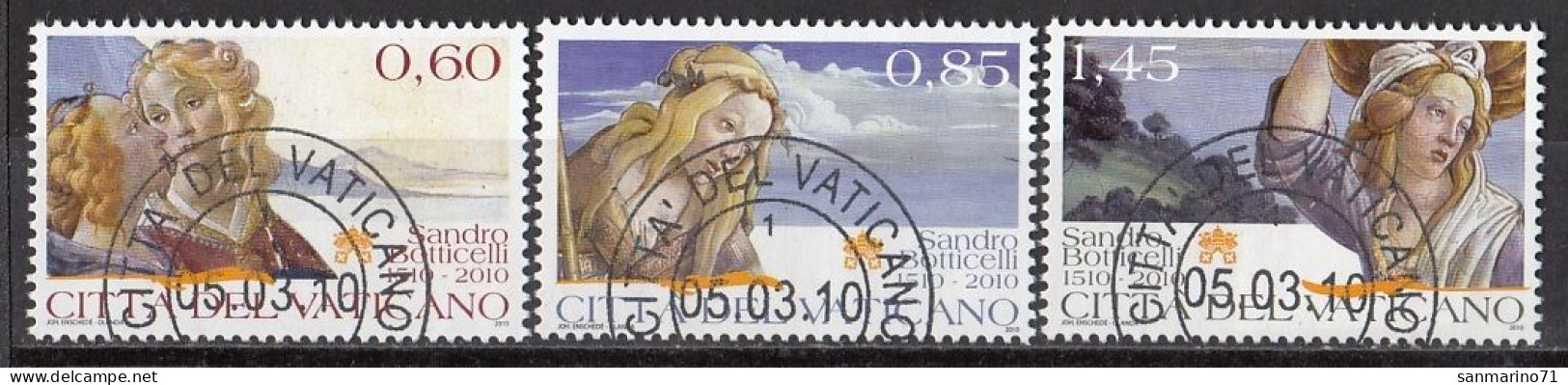 VATICAN 1661-1663,used - Oblitérés