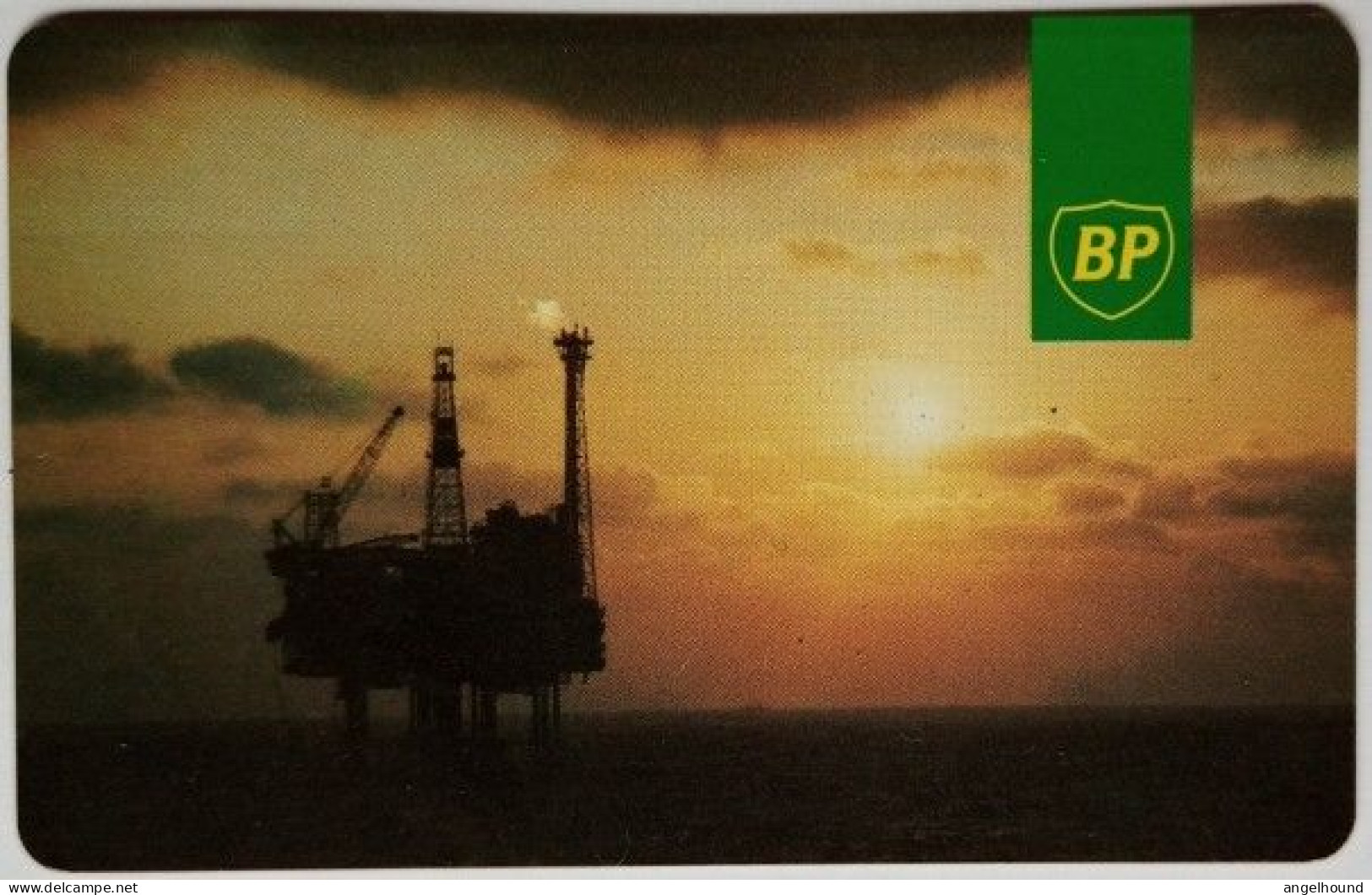 UK 100 Units BP Red IPL Logo - [ 2] Oil Drilling Rig