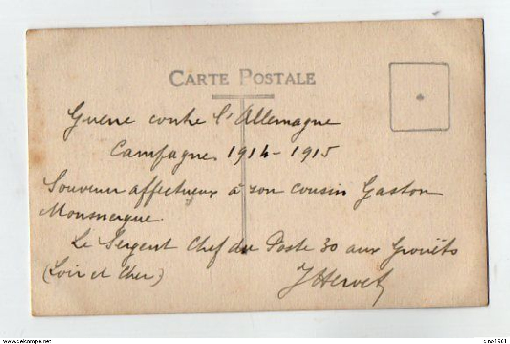 CPA 3423 - MILITARIA - Carte Photo Militaire - G V C - Gardes Voies De Communication N°113 Poste 30  LES GROUËTS / BLOIS - Characters