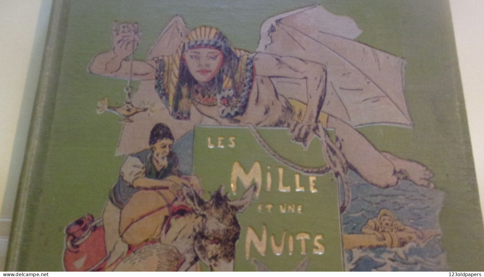 BEAU CARTONNAGE  H LAURENS  Les Mille Et Une Nuits / Illustrations De A. Robaudi - 1901-1940