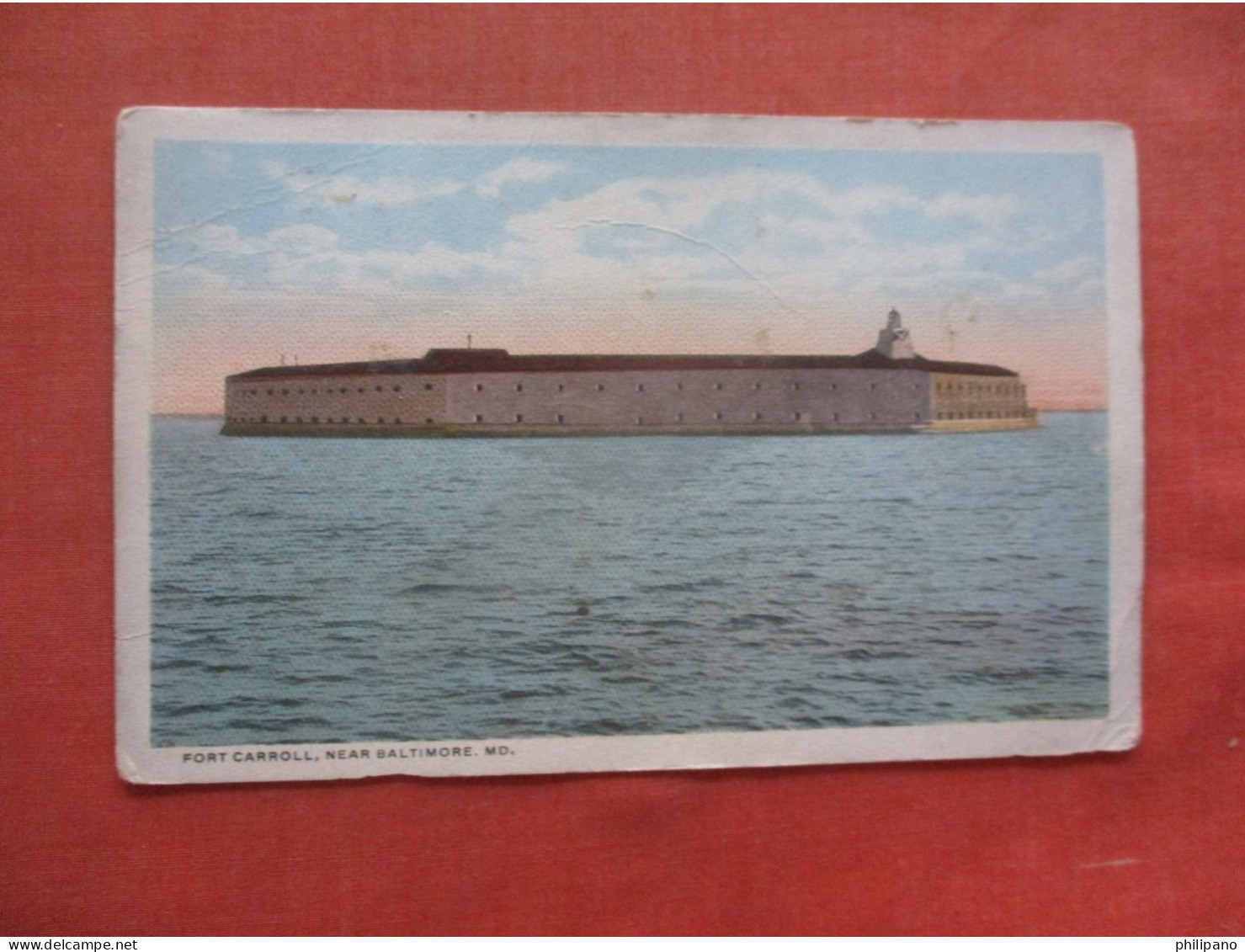 Fort Carroll Near Baltimore Maryland > Baltimore   Paper  Flacking Backside      Ref 6164 - Baltimore