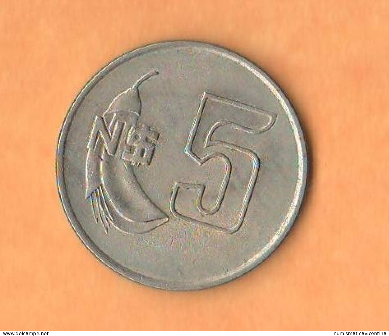 Uruguay 5 New Pesos 1980 South America State Nickel Coin - Uruguay