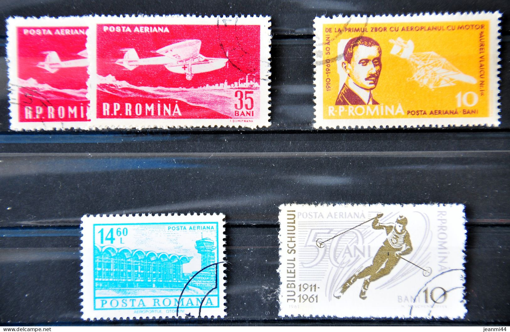 ROUMANIE - Poste Aérienne - Petit Lot De 4 Timbres Oblitérés - - Used Stamps