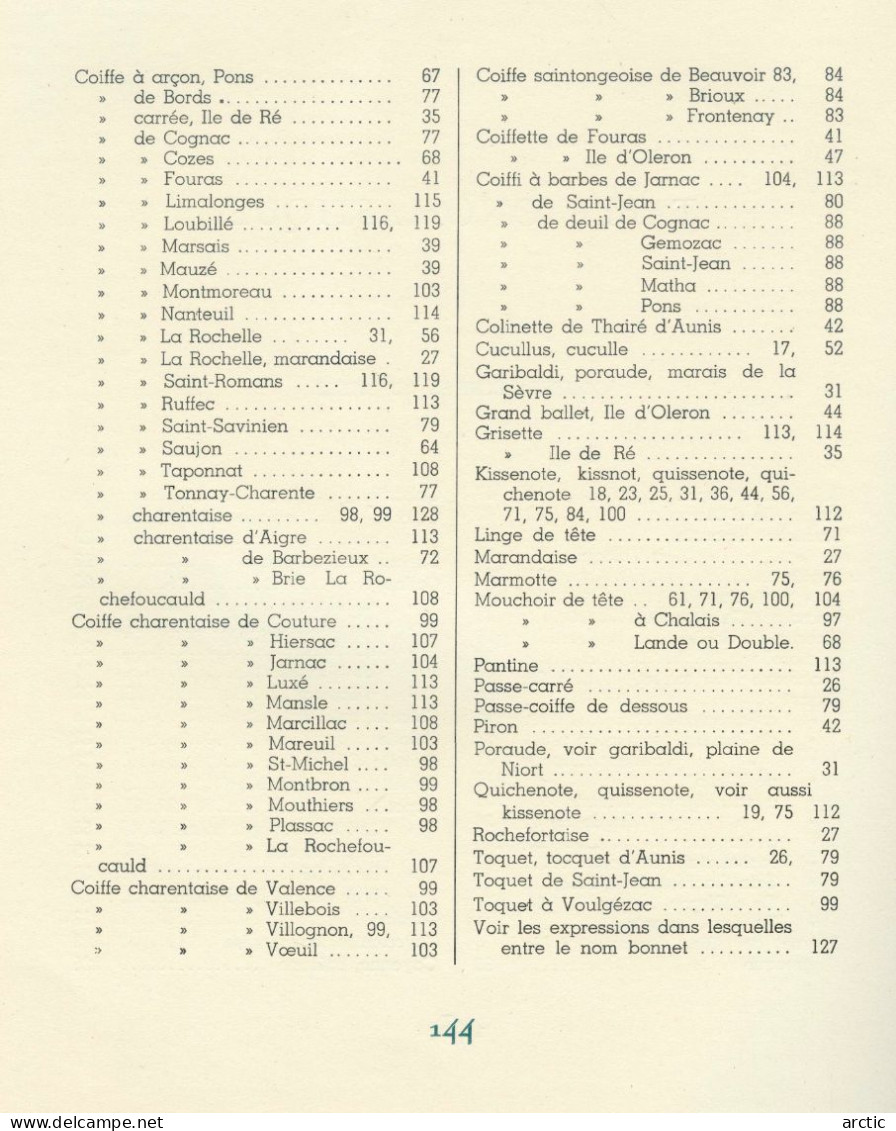 COIFFIS D'AUNIS, De SAINTONGE, Et D'ANGOUMOIS  De Daniel HERVE , 24 Pl&nches Originales Max CHAILLOU N° 300/372 - Poitou-Charentes