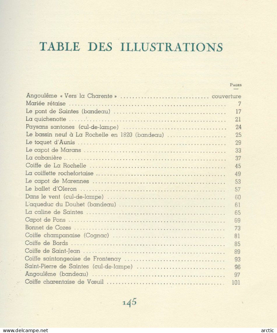 COIFFIS D'AUNIS, De SAINTONGE, Et D'ANGOUMOIS  De Daniel HERVE , 24 Pl&nches Originales Max CHAILLOU N° 300/372 - Poitou-Charentes