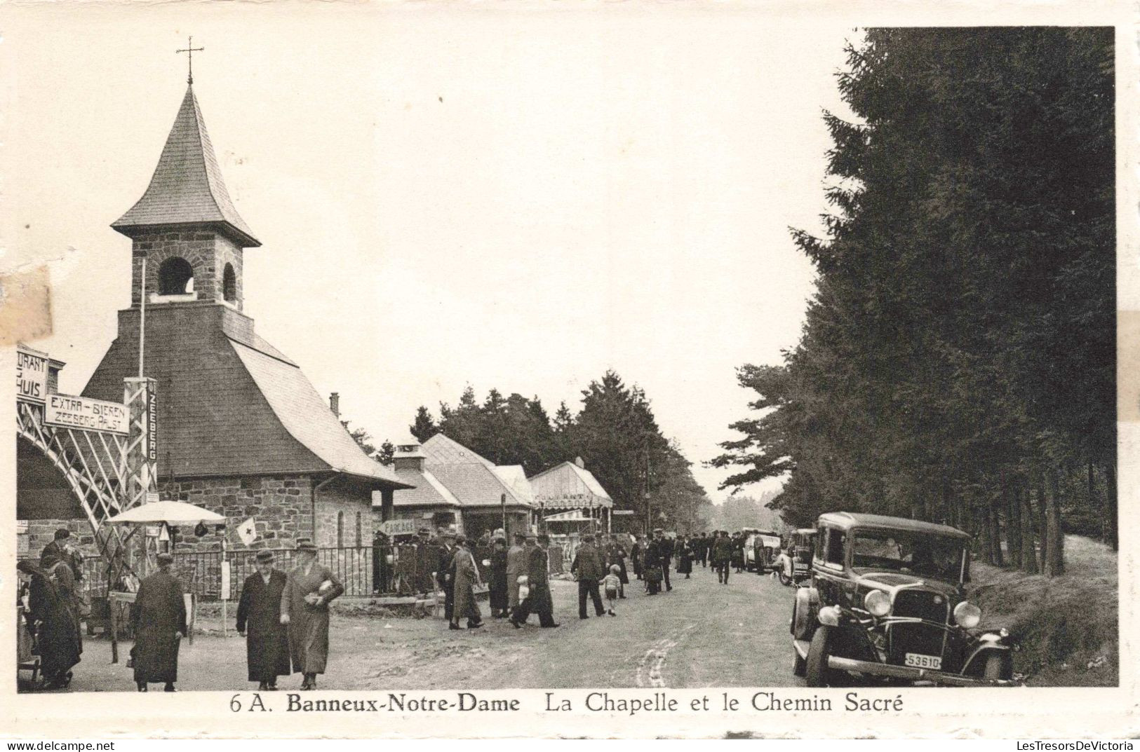BELGIQUE - Banneux Notre Dame - La Chapelle Et Le Chemin Sacré - Animé - Carte Postale Ancienne - Sprimont