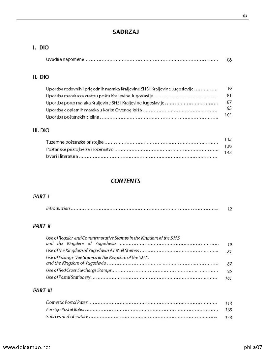 Damir Novakovic: Use Of Postage Stamps In The Kingdom Of The S.H.S. And The Kingdom Of Yugoslavia 1921-1941, Catalogue A - Andere & Zonder Classificatie