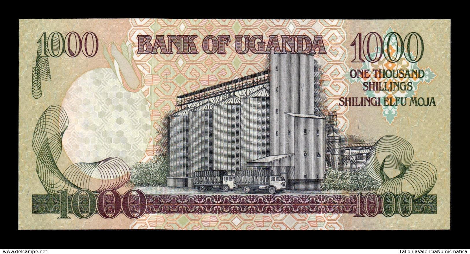 Uganda 1000 Shillings 2009 Pick 43c Sc Unc - Uganda
