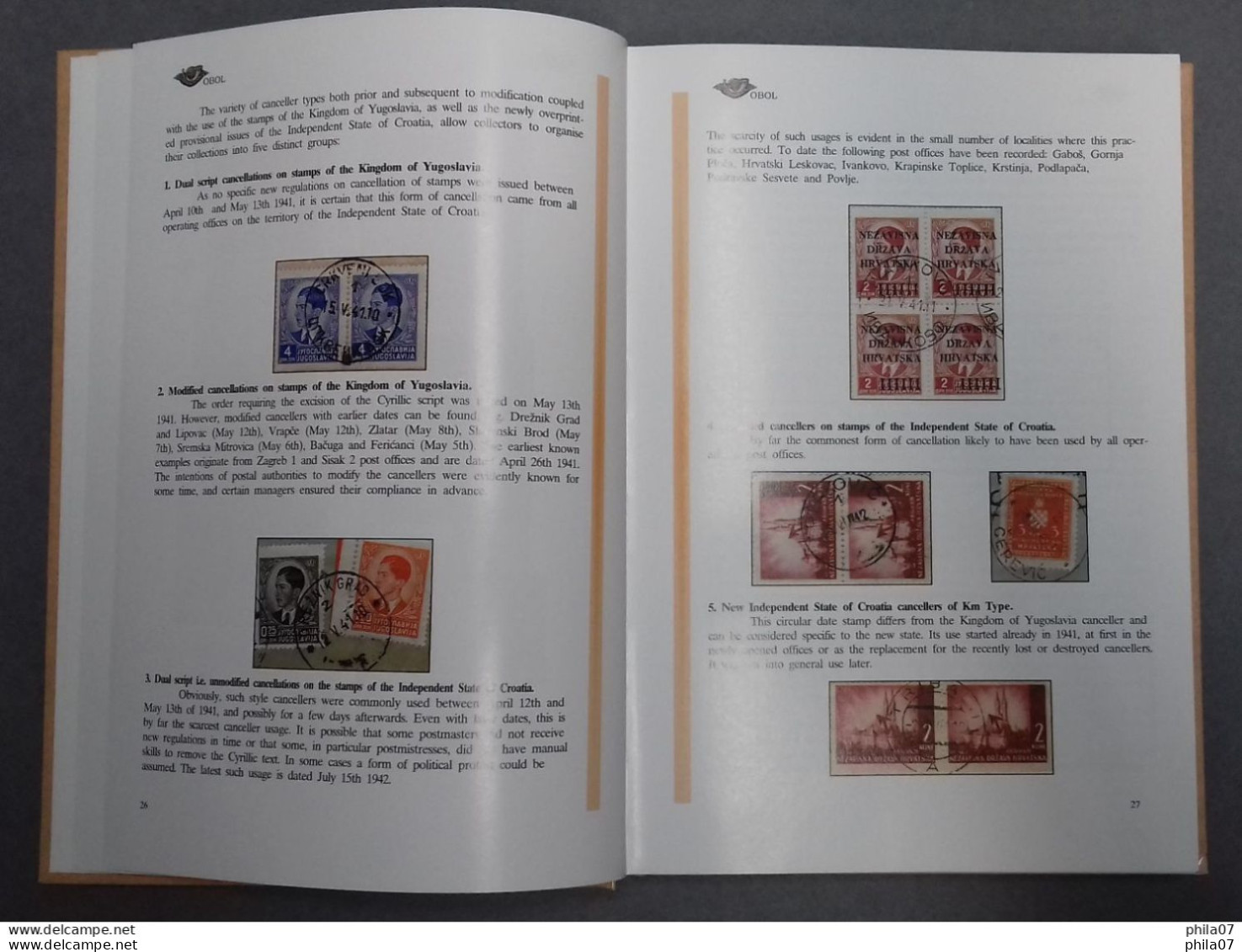 Dragutin Cividini: Poštanski Manipulativni žigovi NDH 1941-1945 / Postal Manipulative Seals Of NDH 1941-1945 / Poststemp - Autres & Non Classés