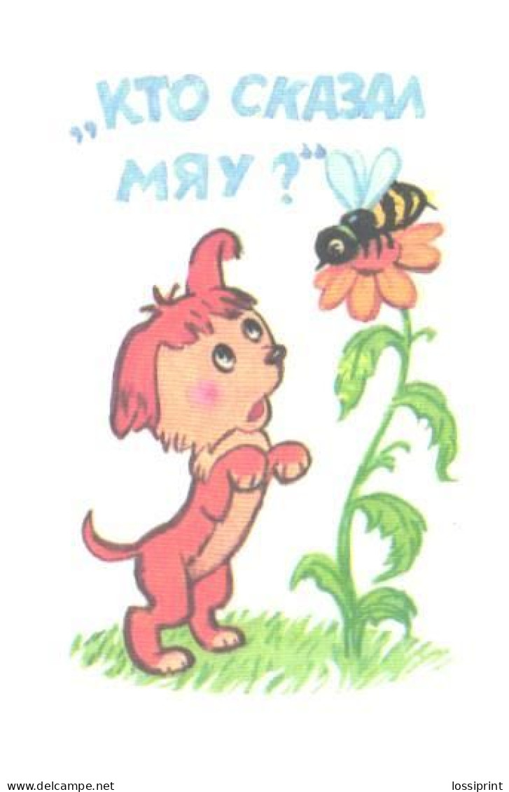 Pocket Calendar, Fairy Tale, Who Said Mjau?, Cat, Bug, 1990 - Small : 1981-90