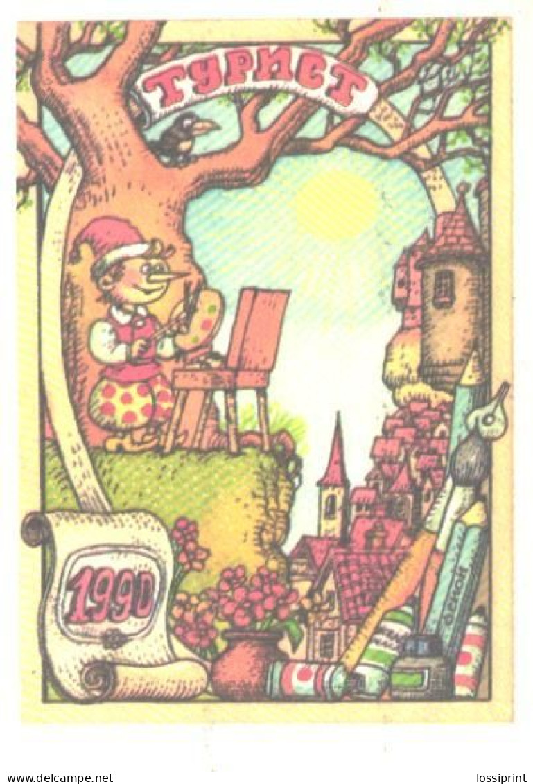 Pocket Calendar, Tourist, Fairy Tale, 1990 - Small : 1981-90