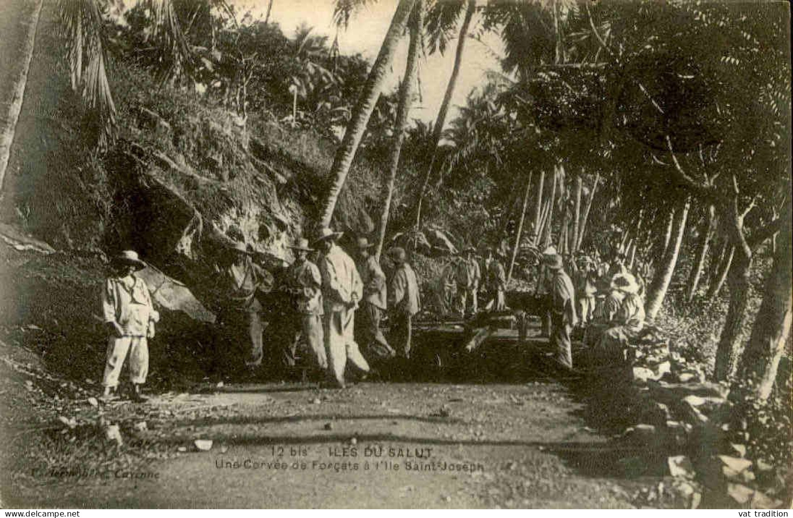 BAGNES - Îles Du Salut - Une Corvée De Forçats à L'île St Joseph - L 146453 - Gevangenis