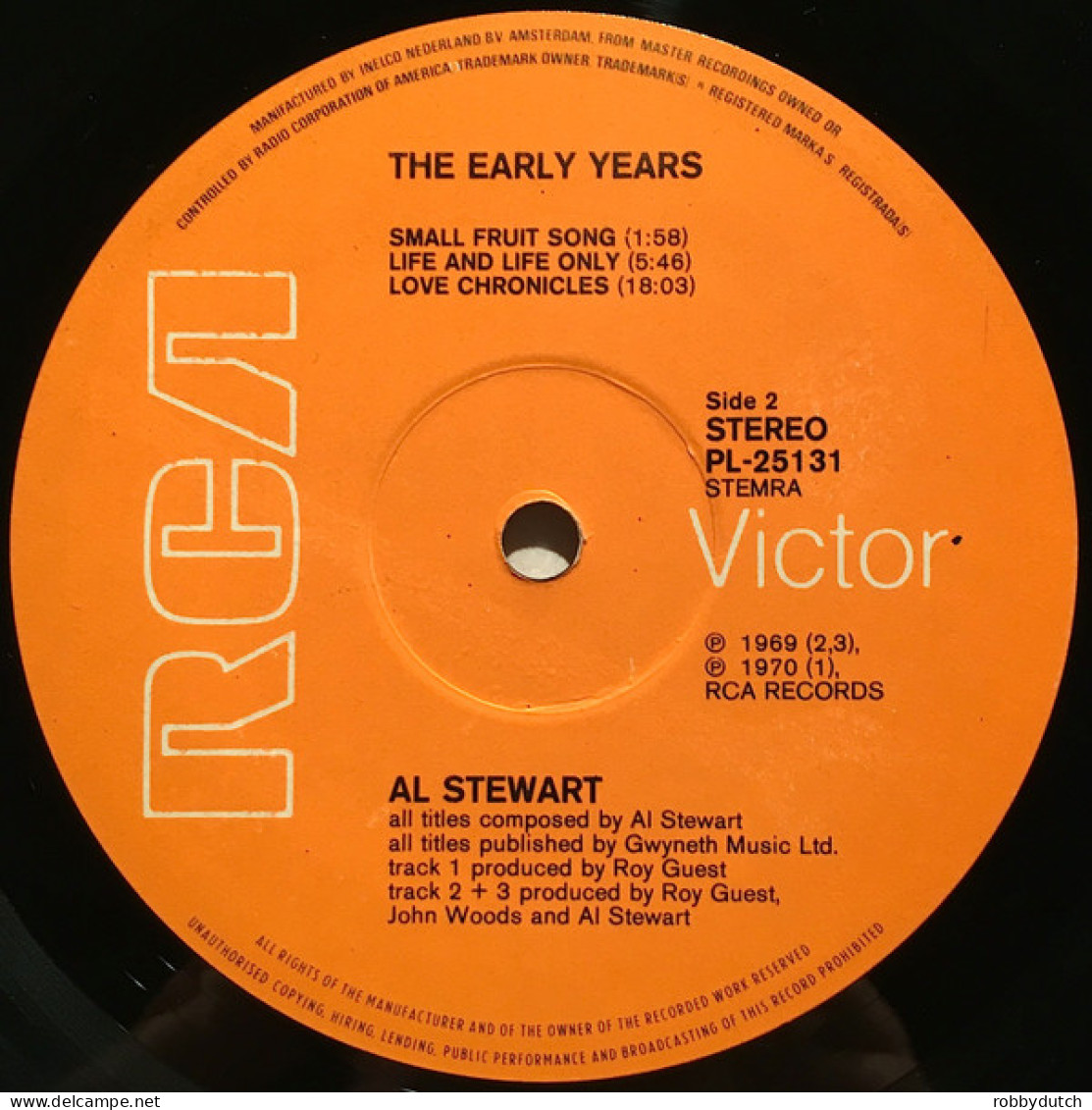 * LP * AL STEWART - THE EARLY YEARS (Holland 1978 EX)