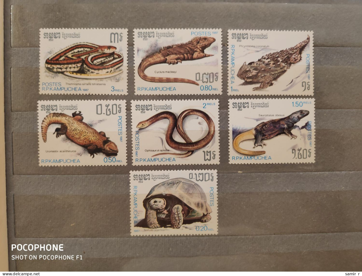 1987 Kampuchea	Animals (F27) - Kampuchea