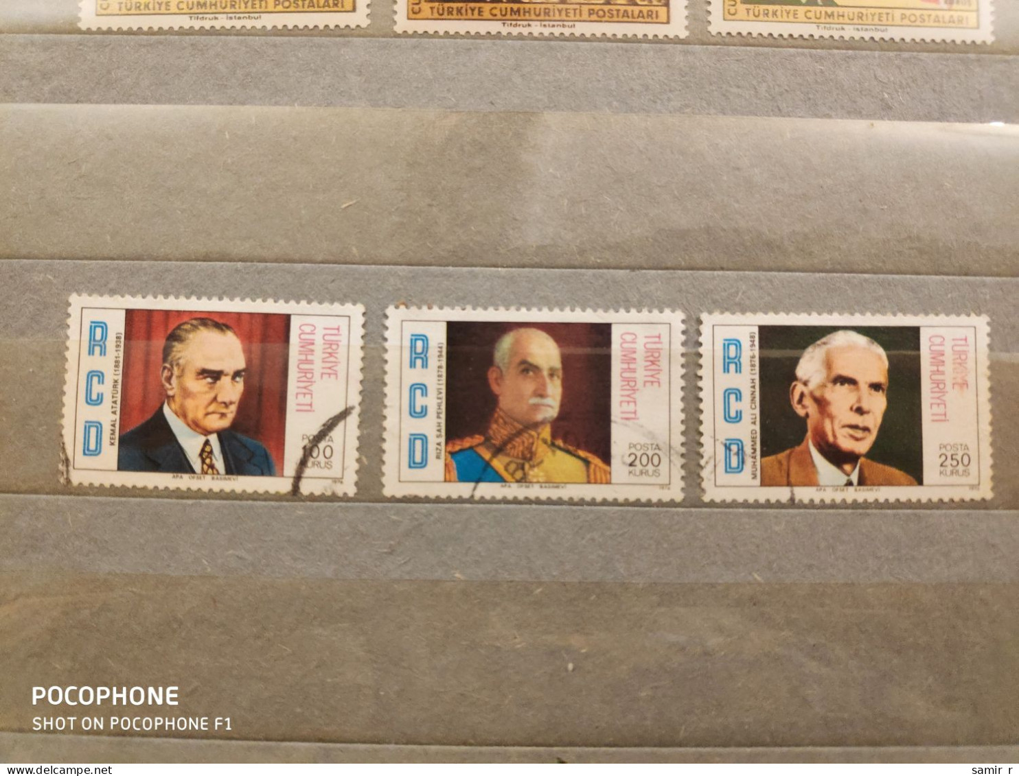 1976 Turkey	Ataturk (F27) - Used Stamps