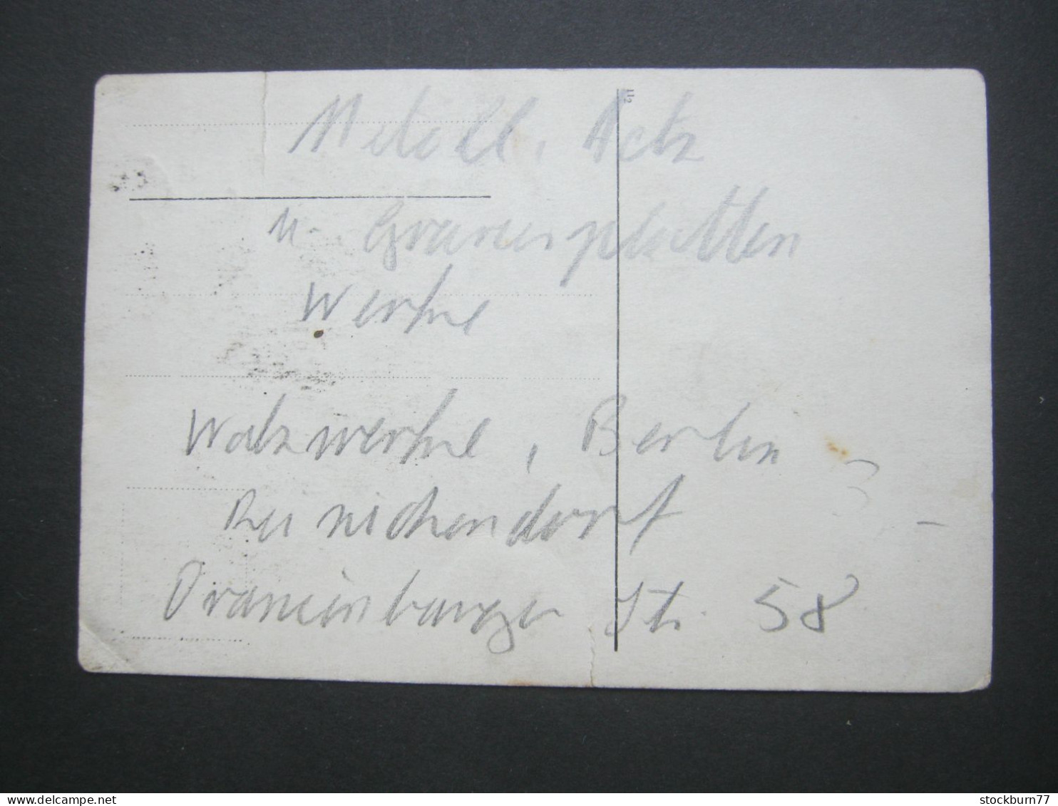 Berlin ,  Reinickendorf, Fotokarte  Firma A.Laue + Co , Hausnummer  62 Seltene  Karte Um 1900,Randkerbe - Reinickendorf