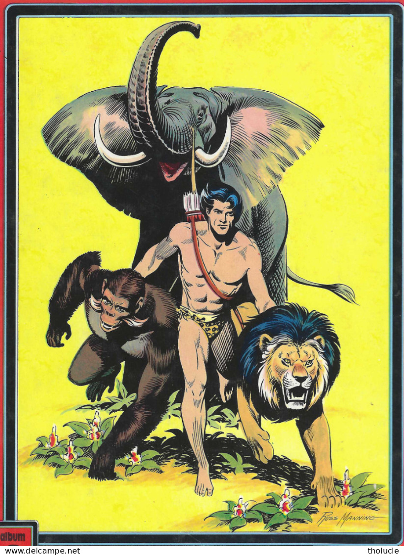 BD-Tarzan-Seigneur De La Jungle-L'île Hors Du Temps-1974-Russ Manning D'après Le Roman De Edgar Rice Burroughs-48p - Tarzan