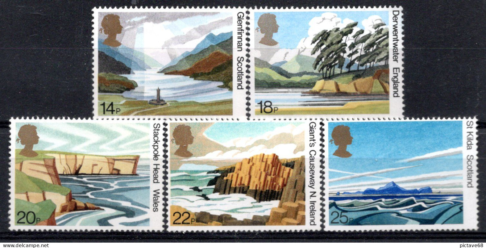 GRANDE BRETAGNE / N° 996 à 1000 NEUFS * * - Unused Stamps