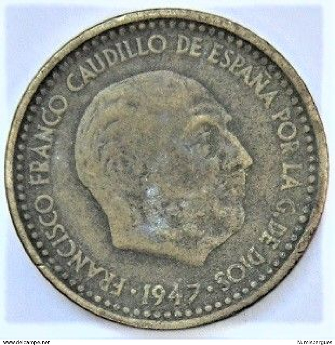 Pièce De Monnaie 1 Peseta 1952 - 1 Peseta