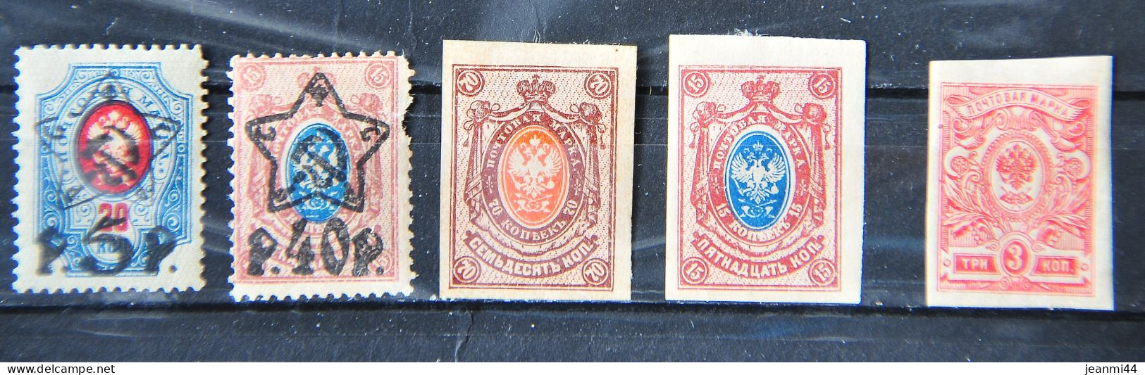 RUSSIE 1917/1923 - Petit Lot De 5 Timbres Oblitérés - - Gebraucht