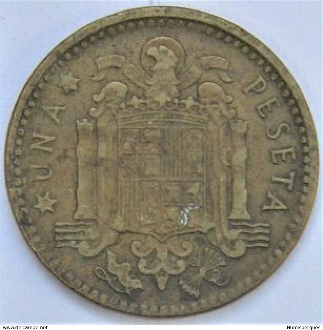 Pièce De Monnaie 1 Peseta 1956 - 1 Peseta