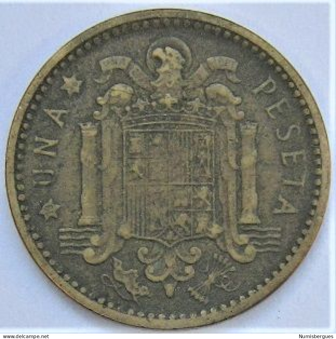 Pièce De Monnaie 1 Peseta 1956 - 1 Peseta