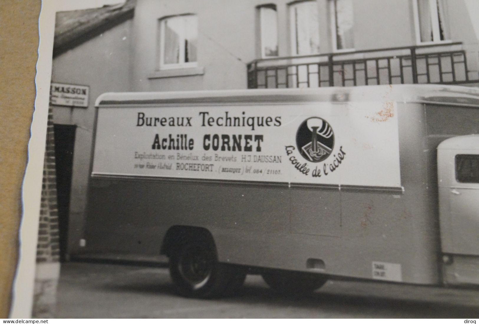 Rochefort , Achille Cornet,RARE,ancienne Carte Postale Photo,camion,13,5 Cm./9 Cm. - Rochefort