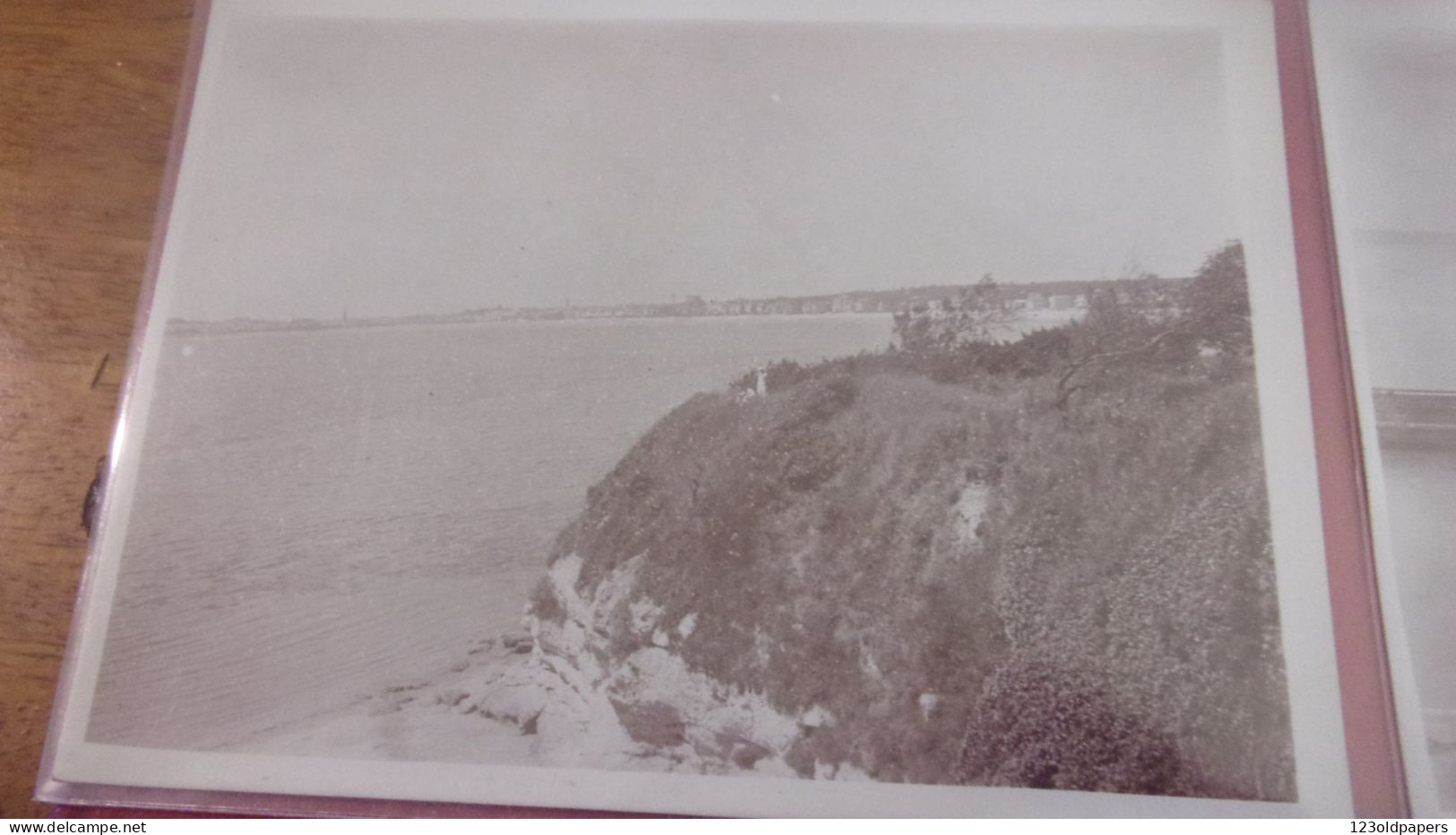 Photo Ancienne Snapshot -  LOT DE 4 ROYAN 1932 PLAGE PORT .. - Royan