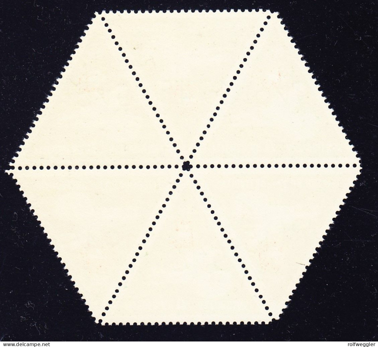 1940/1945 Flieger Kompanie 17 Mit Aufdruck 1945. Dreiecksmarke, Postfrisch Im 6er Block (Kehrdrucke) Auerhahn. - Vignetten