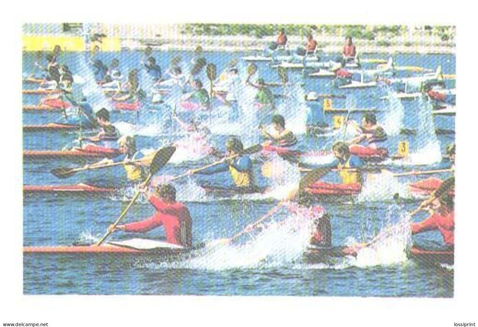 Pocket Calendar, Ukraine, Sport Calendar, Rowing, 1989 - Small : 1981-90