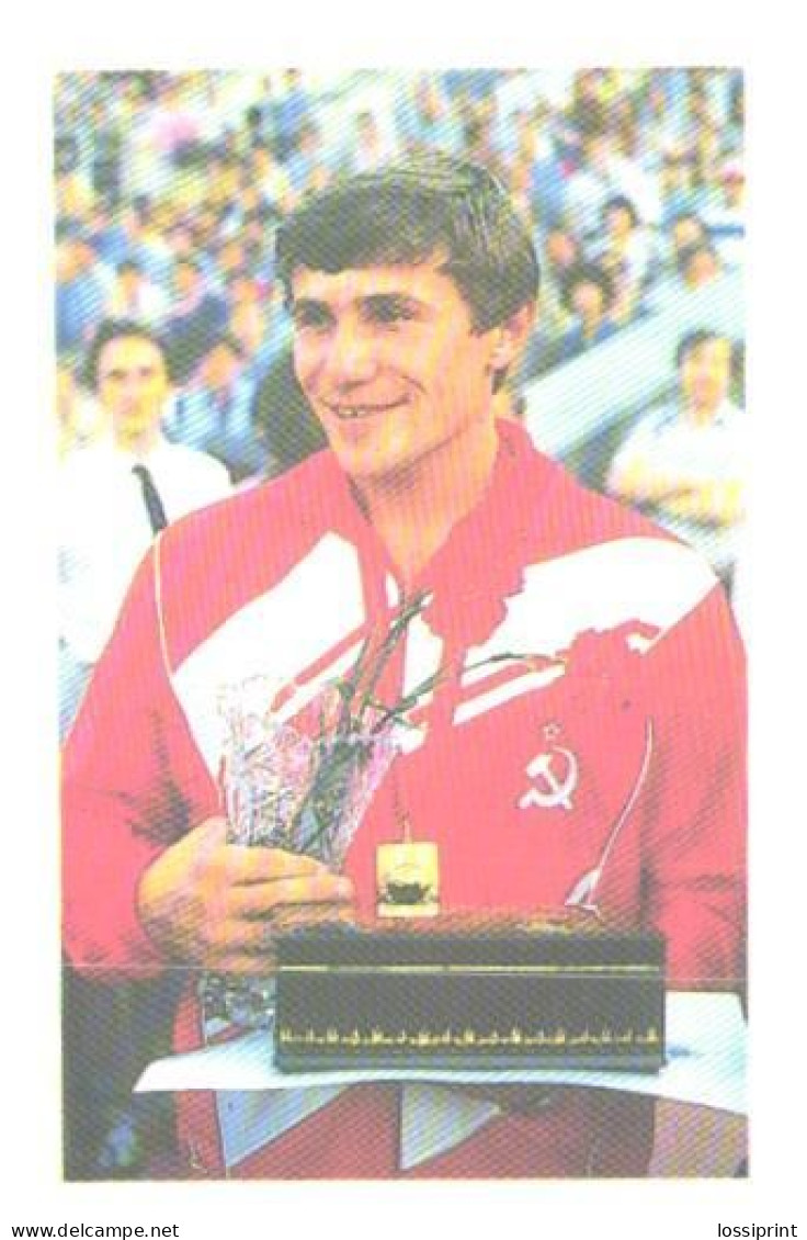 Pocket Calendar, Ukraine, Sport Calendar, Sergei Bubka, 1989 - Small : 1981-90