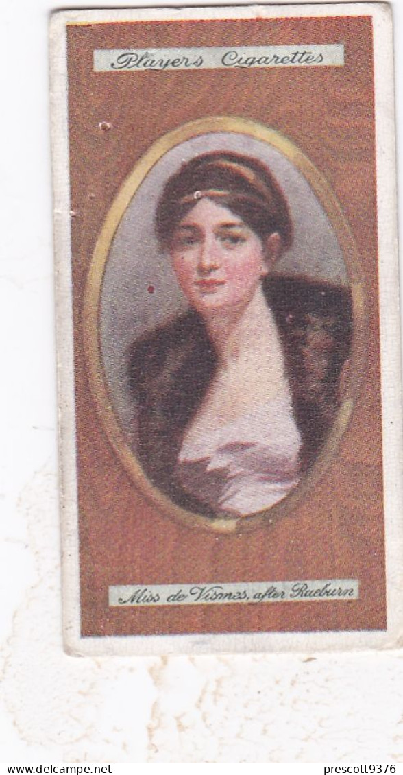 Miniatures 1923 - Players Cigarette Cards - 17 Miss De Vismes, Raeburn - Player's