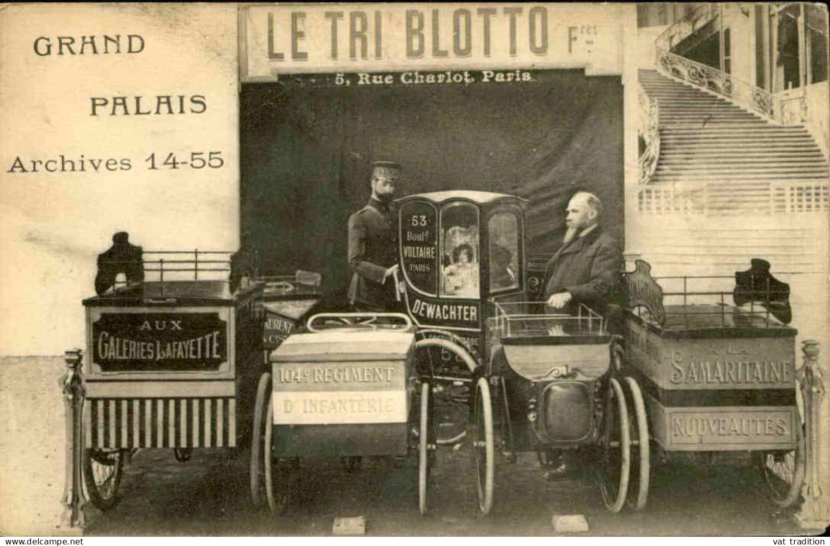 MÉTIERS  - Carte Postale D'un Stand De Vente/location De Voitures De Commerce - Maison Tri Blotto - Paris - L 146490 - Marchands