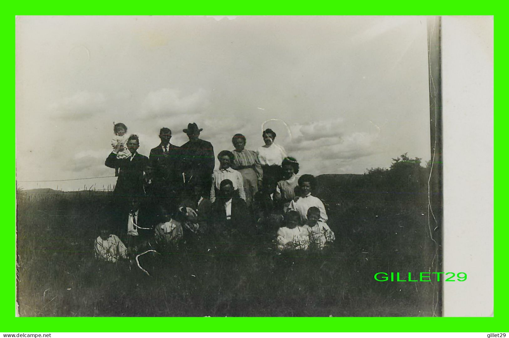 WATERBURT, VT - BLUSH HILL CLIFFANEC IN 1909 - THE FAMILY - CARTE PHOTO - - Otros & Sin Clasificación